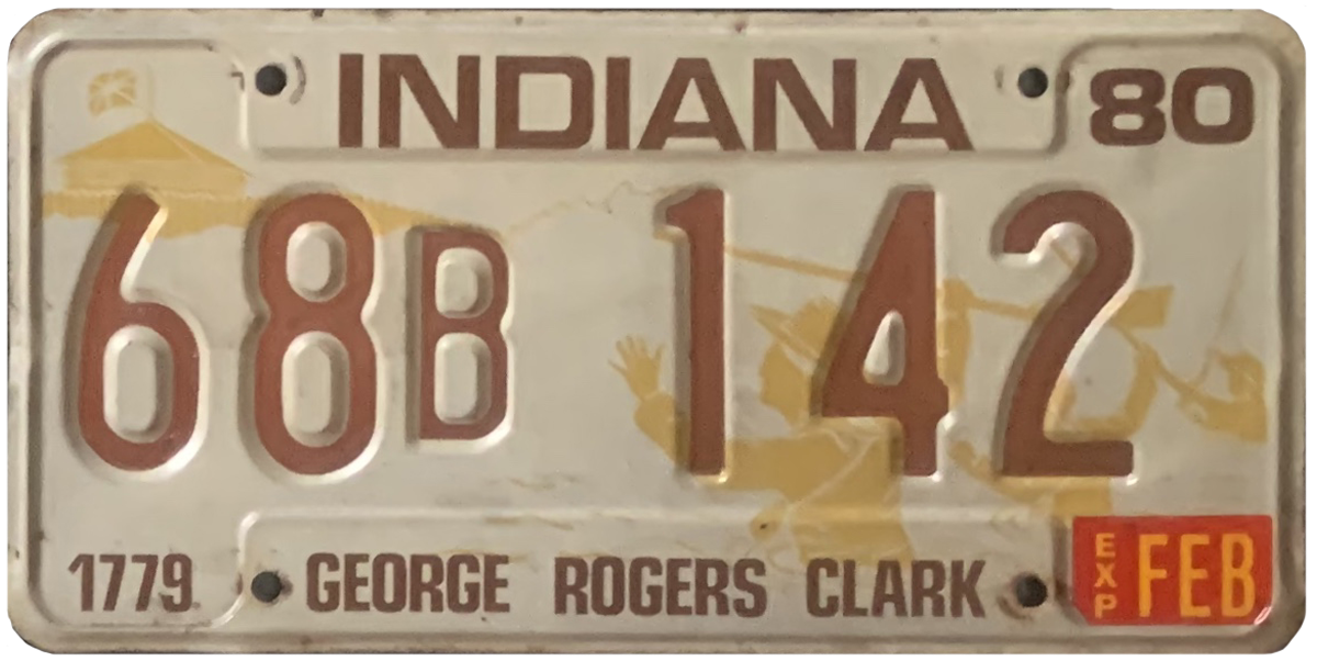 USA license plate | Indiana.3