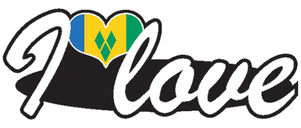 Aufkleber- I love St. Lucia Aufkleber- I love St. Lucia