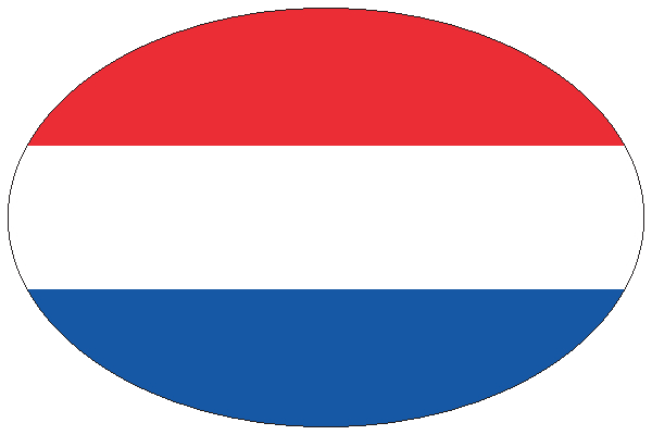 Aufkleber Oval Oval Flagge Code Land Amsterdam 