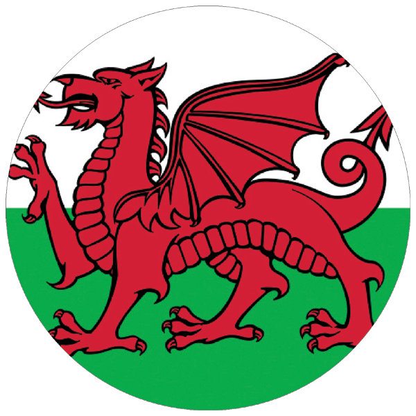 Wales | round cut sticker