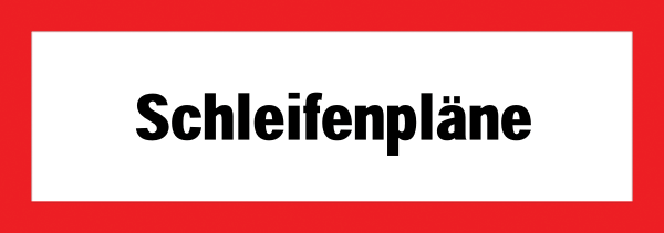 Feuerwehraufkleber .024- Schleifenpläne