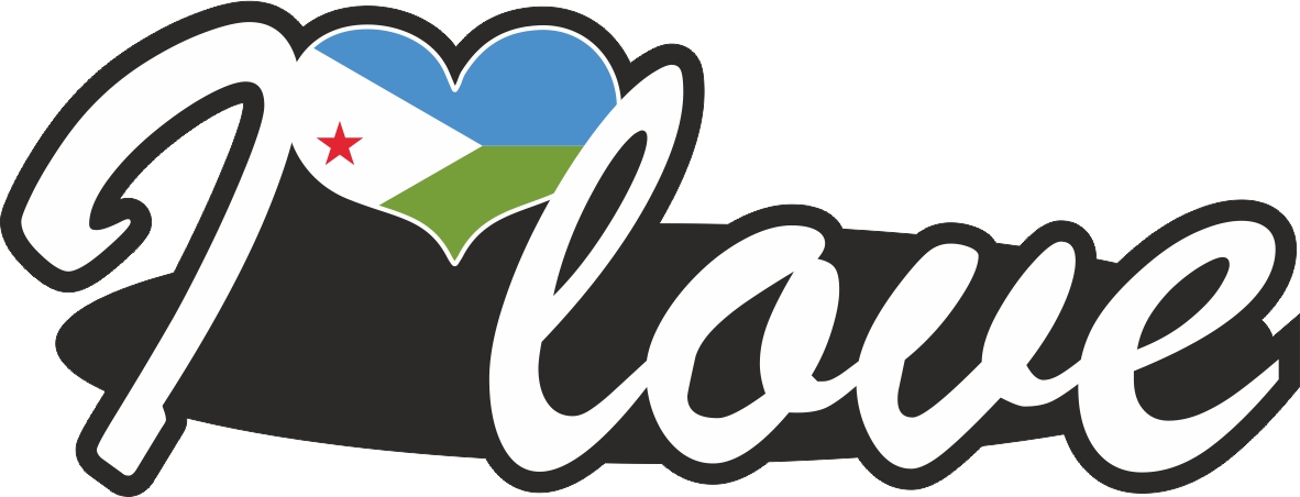Djibouti | I love ... sticker