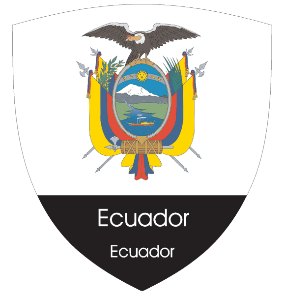 Ecuador | Wappen als Aufkleber (2)