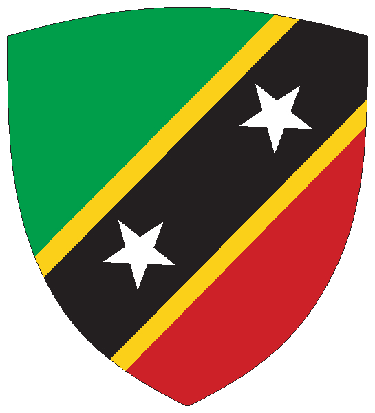 St. Kitts and Nevis | armorial sticker