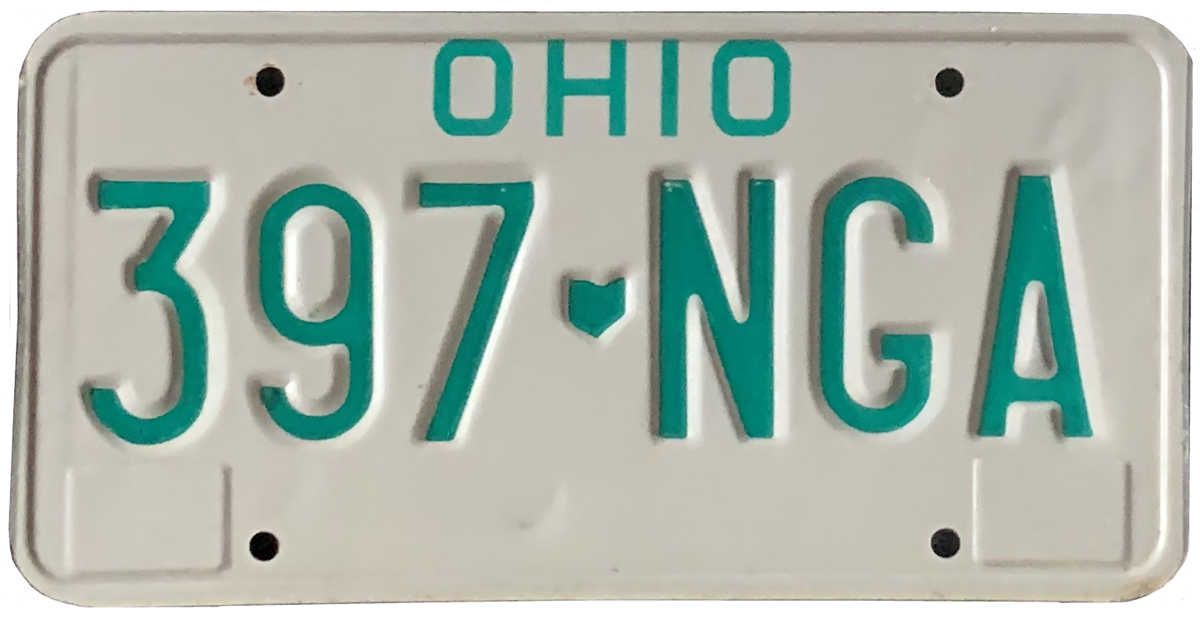 USA license plate | Ohio.5