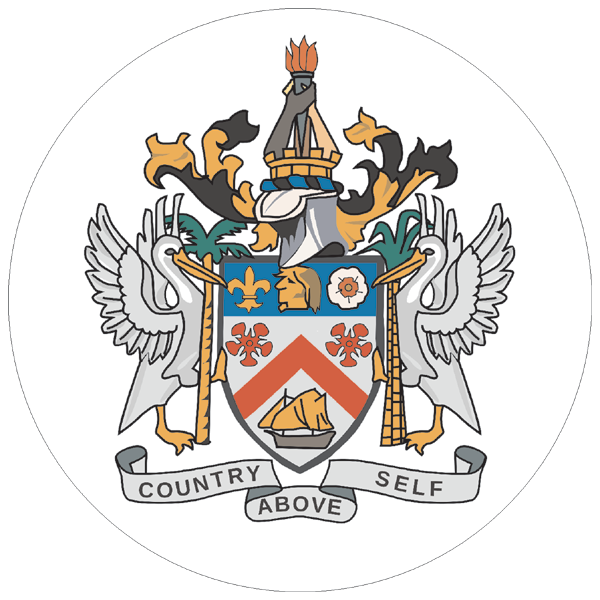 St. Kitts and Nevis | Coat of arms as sticker 