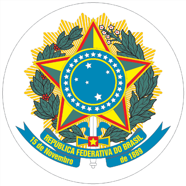 Brasilien | Wappen als Aufkleber 