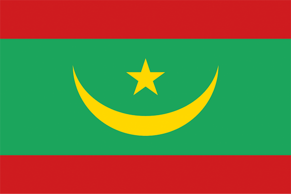 Mauritania | Flag of (same size) Mauritania | Flag of (same size)