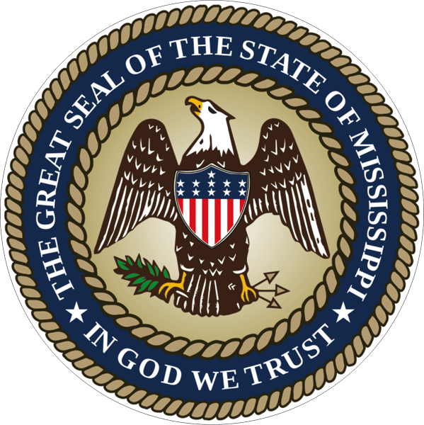Mississippi coat of arms as a sticker