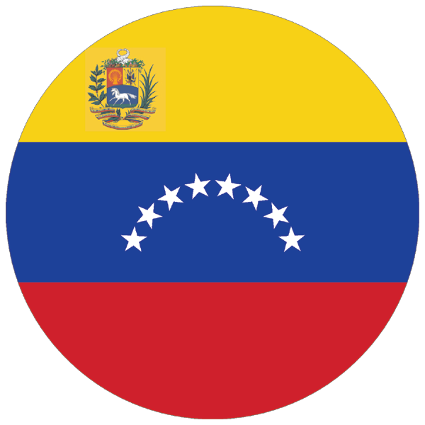 Venezuela | rund geschnittener Aufkleber