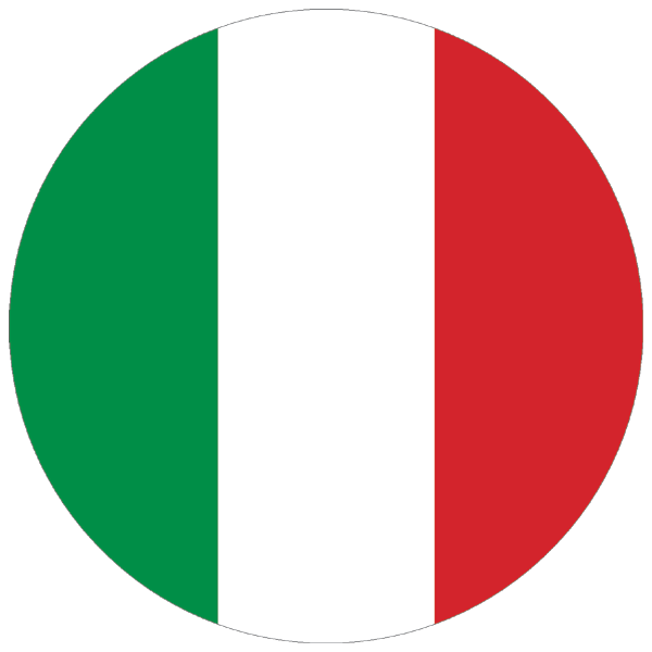 Italien Aufkleber - Italienische Flagge 7 x 10 cm, 5 Sticker - MaxFlags 