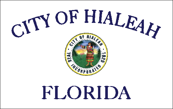 Stadtflagge Hialeah