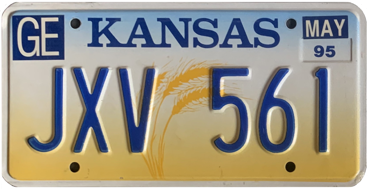 USA license plate | Kansas.3