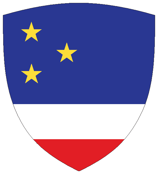 Gagausien | Flagge -wappenförmig