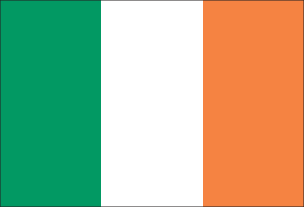 Irland | Flagge -gleiche Größe Irland | Flagge -gleiche Größe