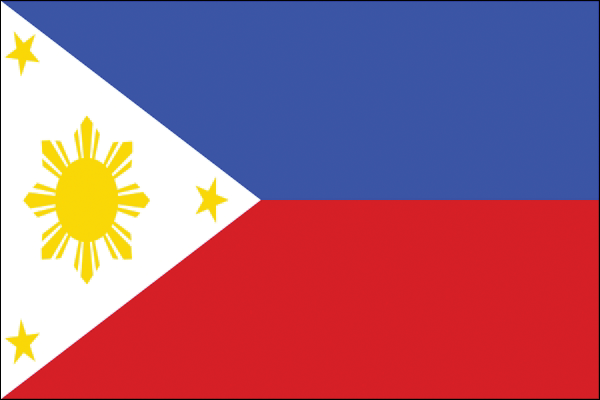 Philippinen | Flagge -gleiche Größe