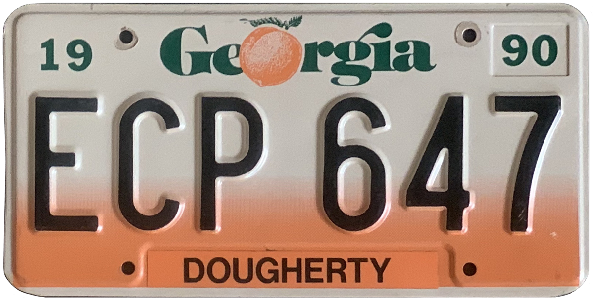 USA license plate | Georgia.2