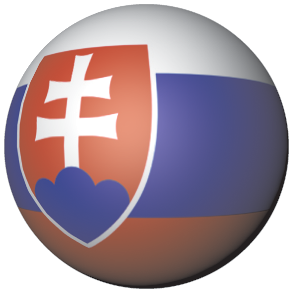 Slowakei | Aufkleber in Kugelform