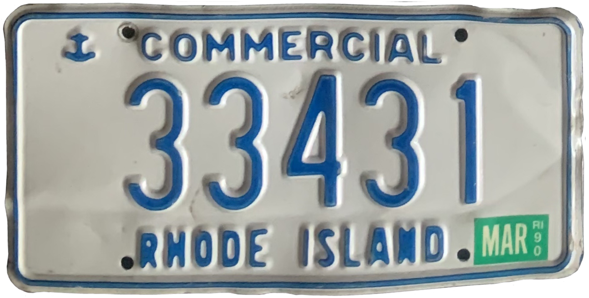 USA license plate | Rhode Island.1