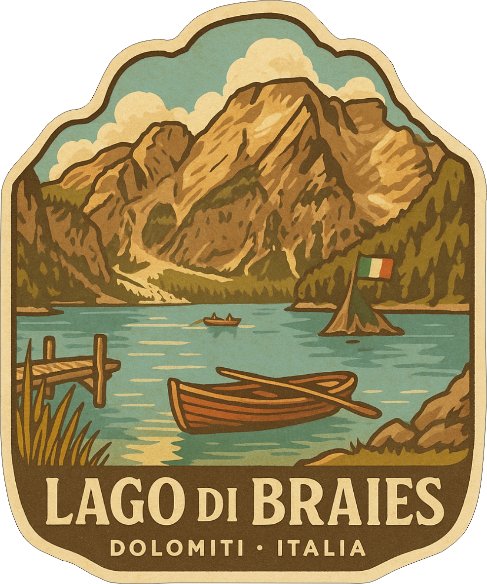 Lago di Braies | Aufkleber