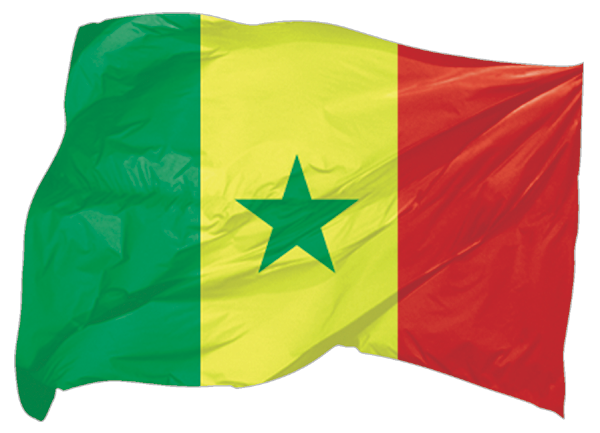 Senegal | waving flag as sticker