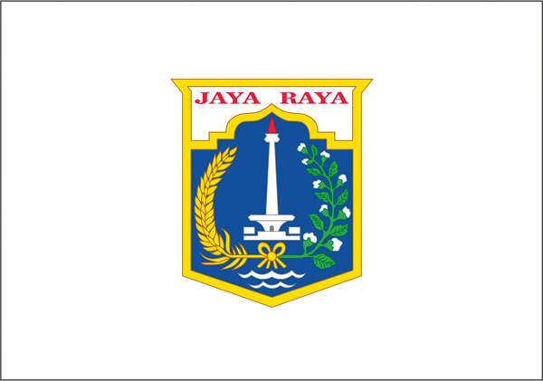 Ensign flag of Jakarta