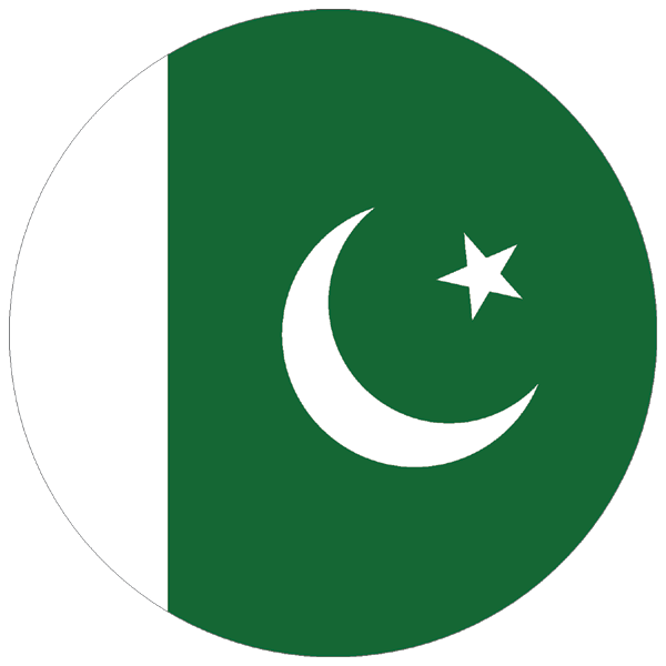 Pakistan | rund geschnittener Aufkleber