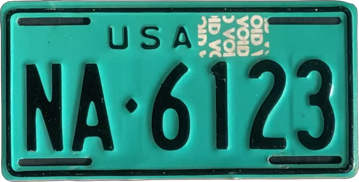 USA license plate | Utah.3