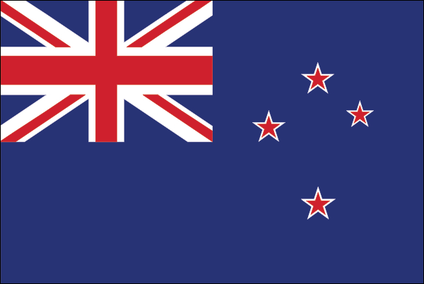 Neuseeland | Flagge -gleiche Größe
