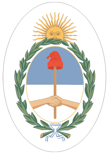 Argentina | Coat of arms as sticker