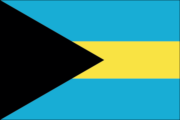 Bahamas | Flagge -gleiche Größe