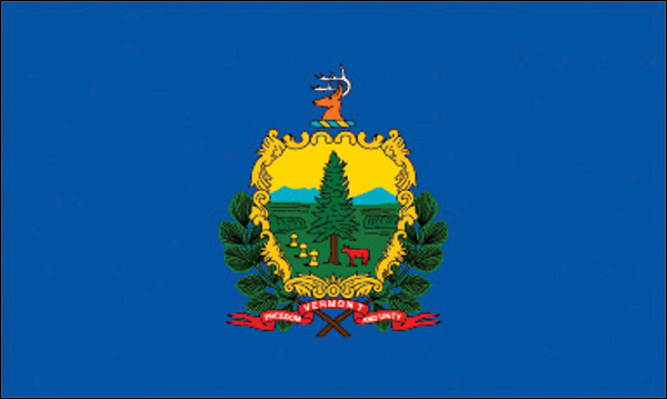 Vermont | Flagge von Vermont als Aufkleber