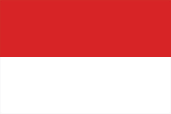 Salzburg (Landesflagge) | Aufkleber Salzburg (Landesflagge) | Aufkleber