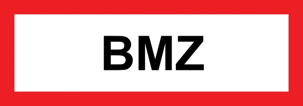 Feuerwehraufkleber .001- Brandmeldezentrale