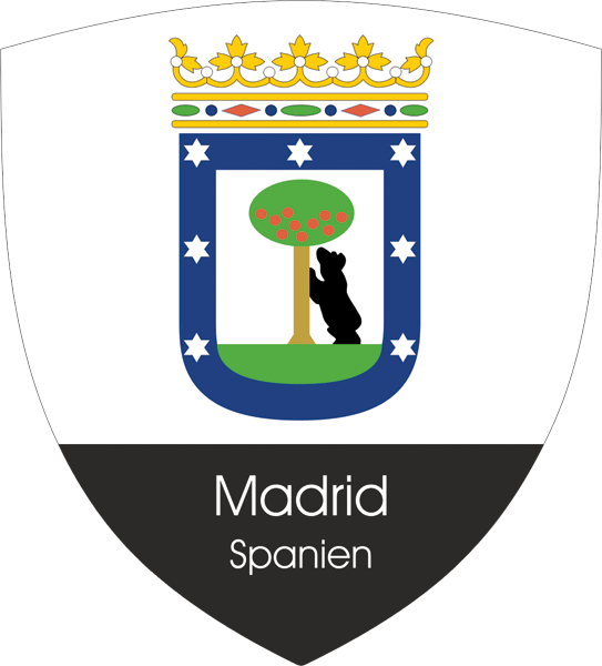 Aufkleber Wappen Madrid