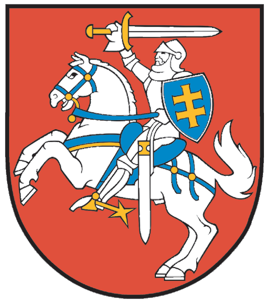 Litauen | Wappen als Aufkleber