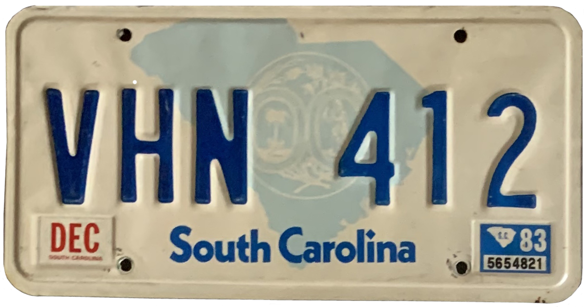 Usa Kennzeichen License Plate South Carolina1 Als Aufkleber 6