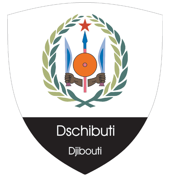 Djibouti | Coat of arms as sticker (2) 