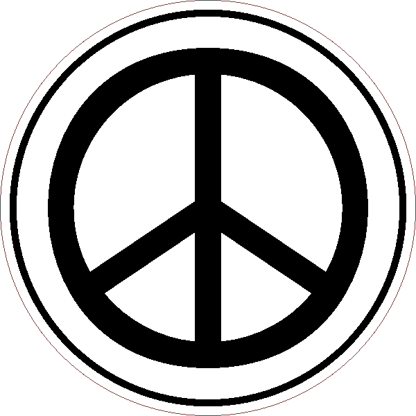 Gratisaufkleber - Peace