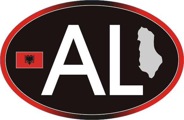 Länderkennzeichen Albanien Länderkennzeichen Albanien
