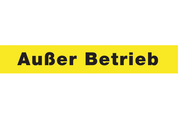 Warnzeichenaufkleber Elektro .149- Außer Betrieb (alt)