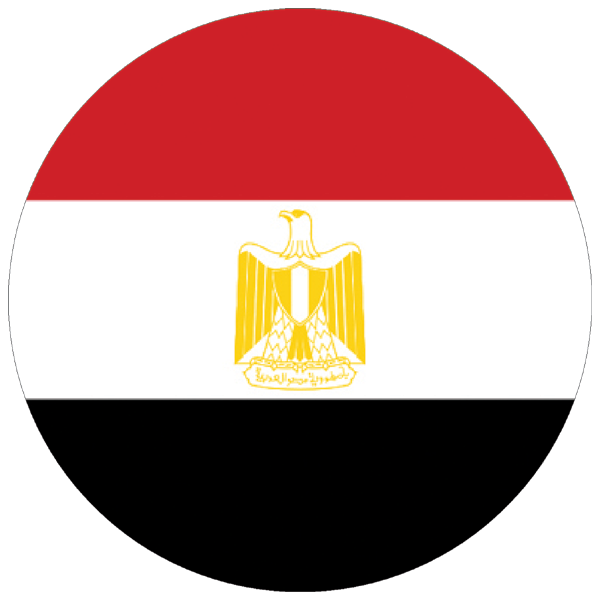 Ägypten | rund geschnittener Aufkleber