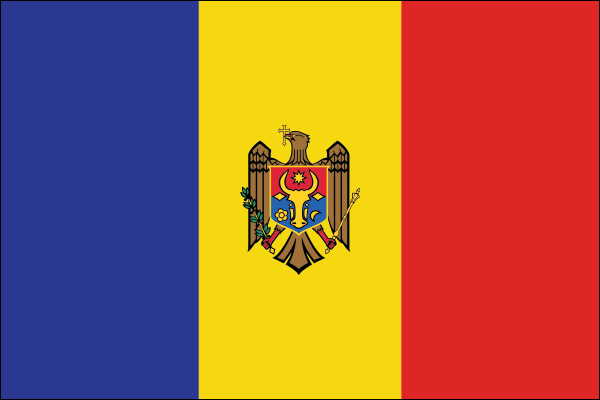 Moldawien | Flagge -gleiche Größe
