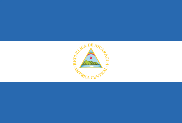 Nicaragua | Flagge -gleiche Größe