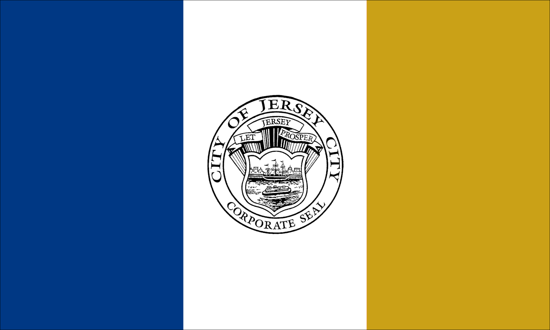 Stadtflagge Jersey City