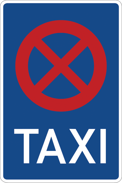 Traffic sign 229 - Taxi rank