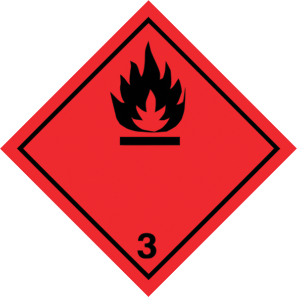 Gefahrgutaufkleber .016-Kategorie 3