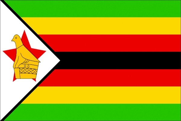 Simbabwe | Flagge -gleiche Größe