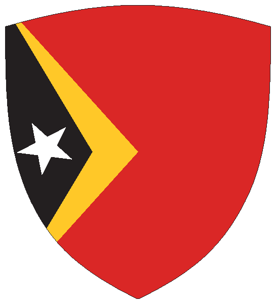 Patch écusson Brodé Drapeau Timor Oriental – Thermocollant, 7x4,5 Cm – Pour Personnaliser Vêtements, Sacs, Casquettes