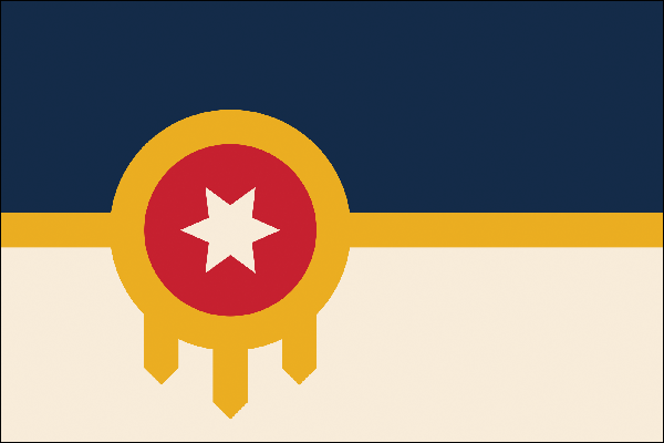 City flag Tulsa City flag Tulsa
